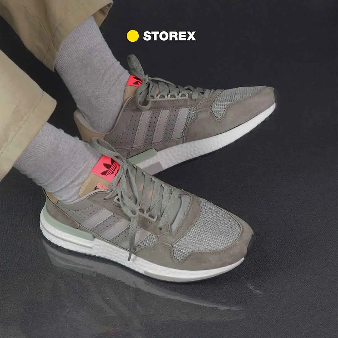 Y adidas ZX-500 Grey/Cyan | ფეხსაცმელი | სთორექსი